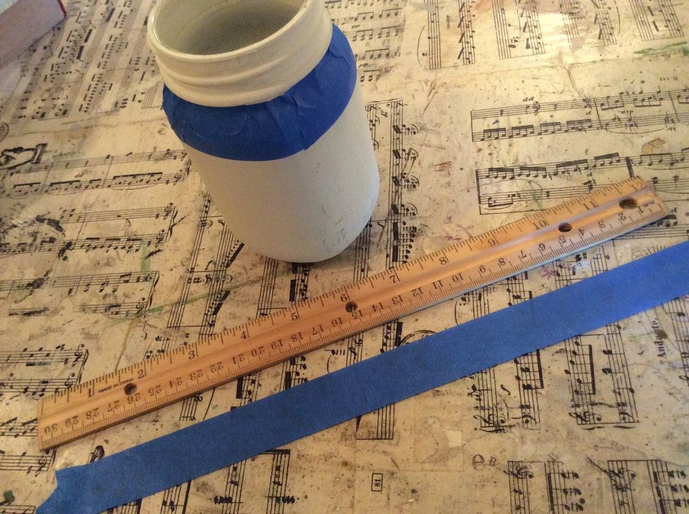 Tear off another 12" piece of tape.