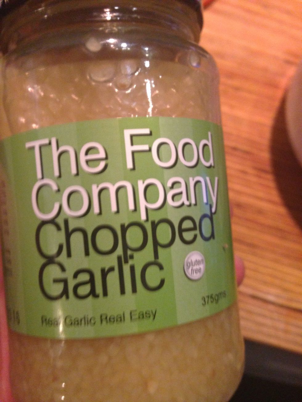 Teaspoon of garlic