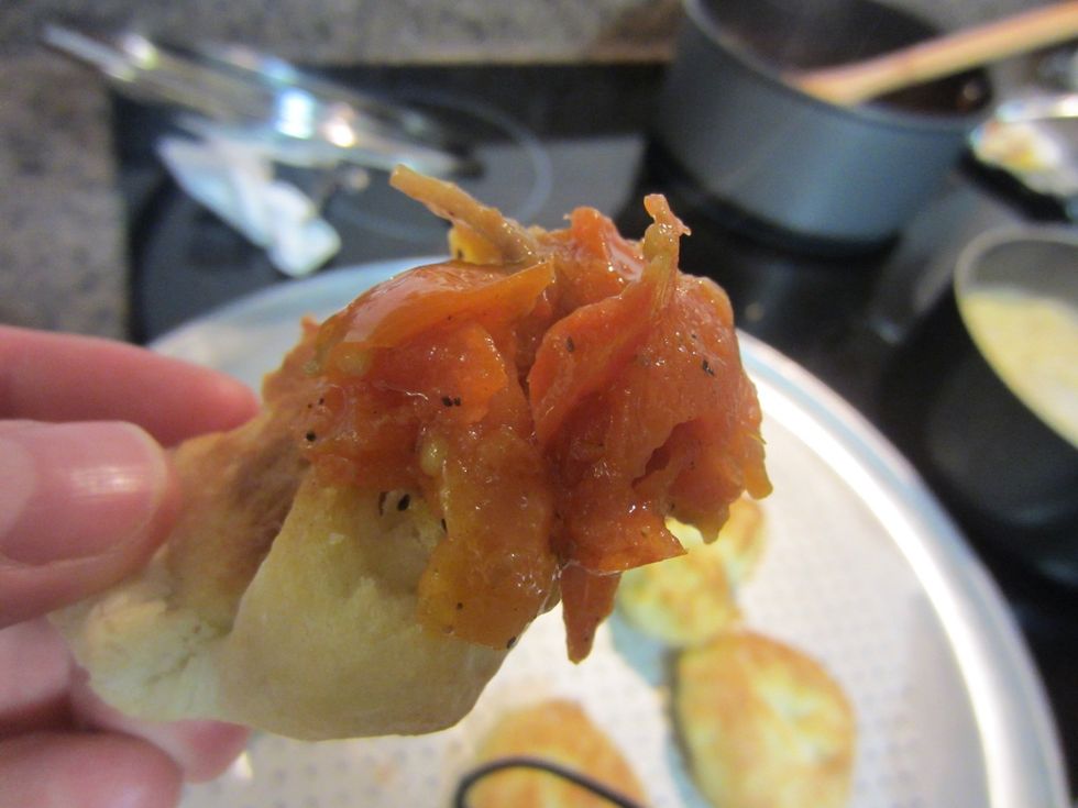 Test it with some home made schiacciata. (Tuscan style bread, brushed with Tessemae's Lemon Chesapeake blend dressing) look for recipe in one of my guides.
