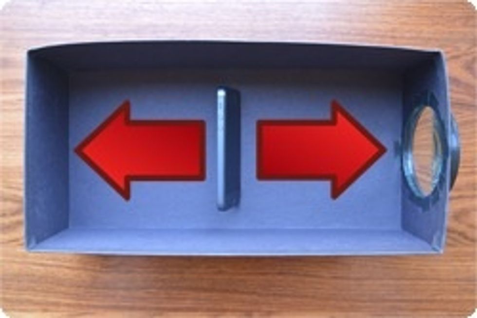 Test the best place to tape your stand.