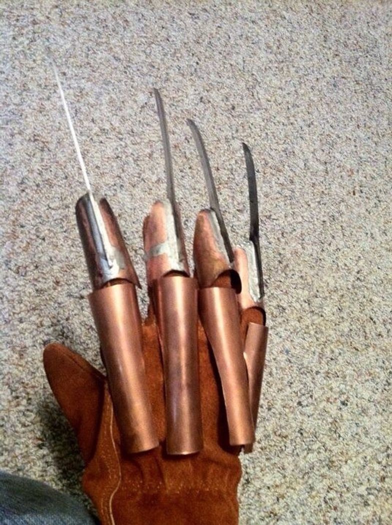 Freddy Krueger Glove Template