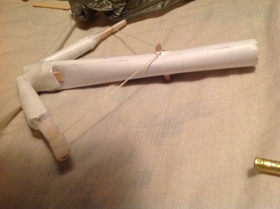 Test to see if its going to hold the twine.