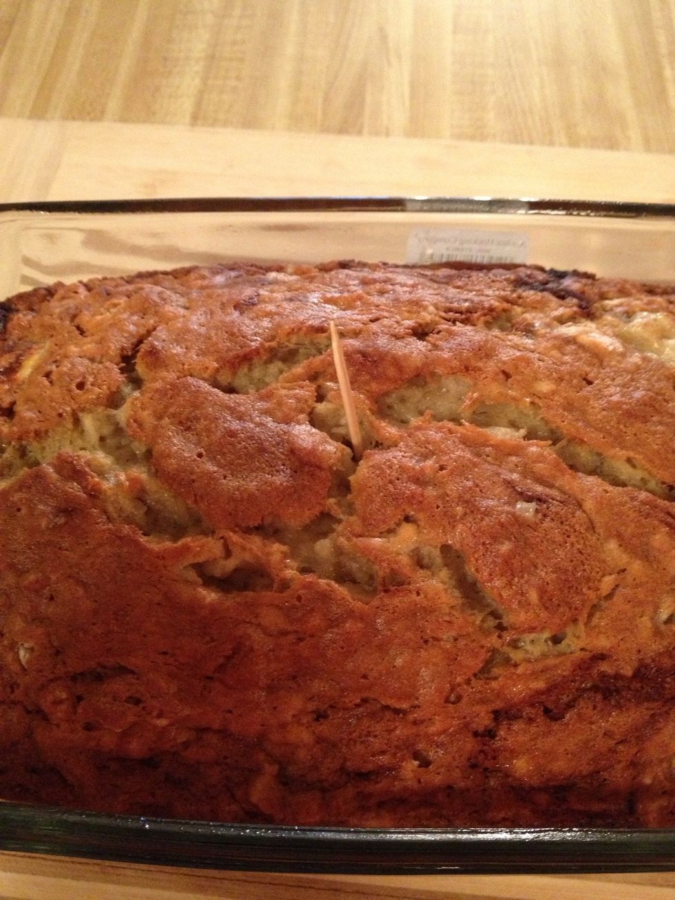 Test with toothpick for doneness