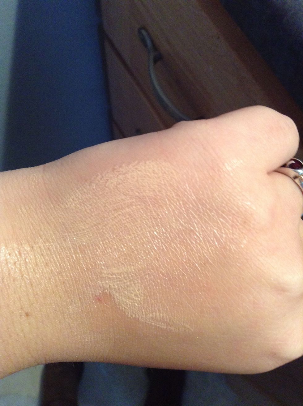 Test your cream on your hand to make sure it's the right shade
