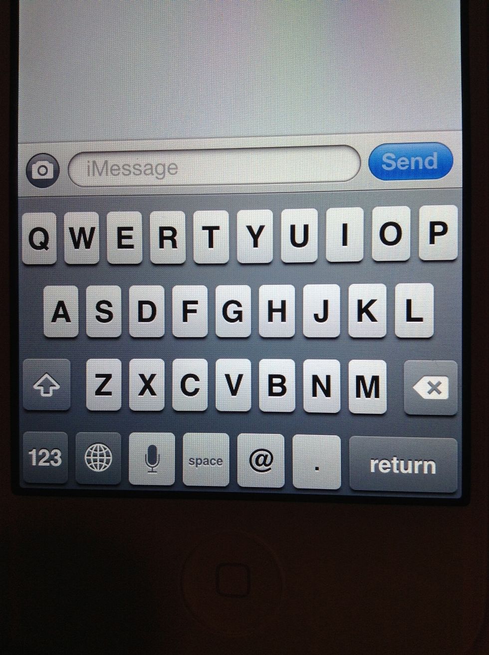 Text bubbles are BLUE when using iMessage. iMessage can only be used when connected to WiFi. You will not be charged for these messages if you followed previous steps.