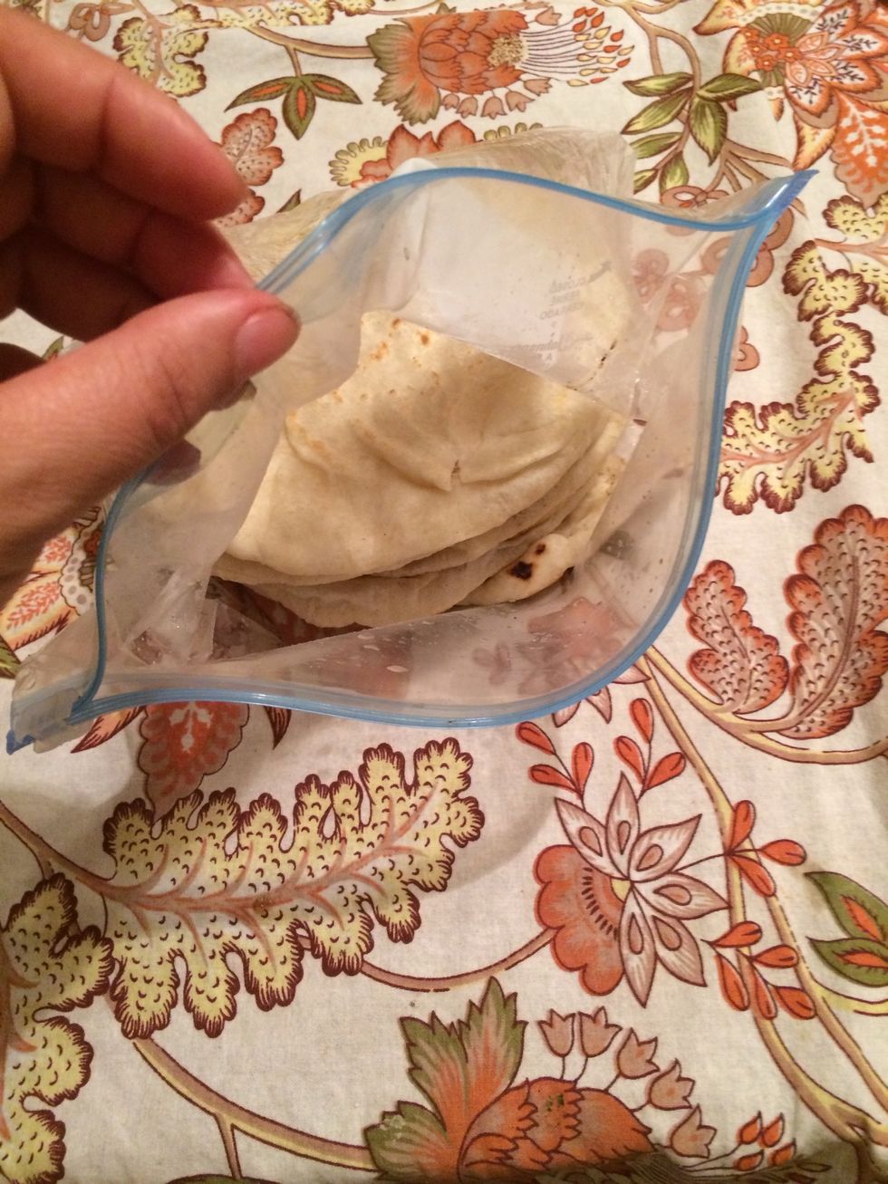 Than place them in a ziploc bag to keep them from getting hard and of course to keep them soft.