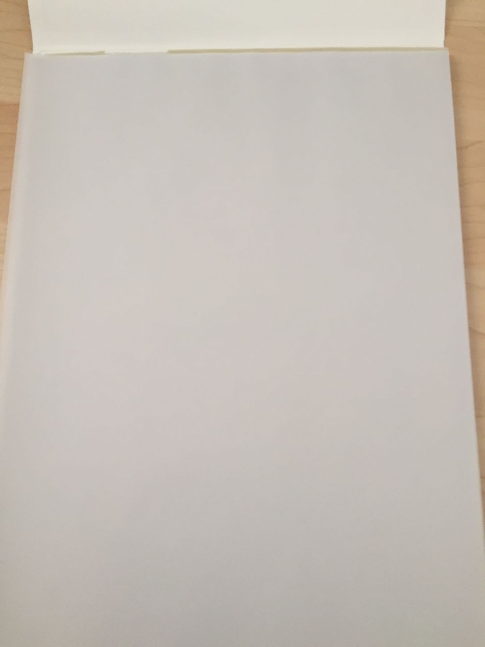 Than take a transparent paper and place it over the deer shape.