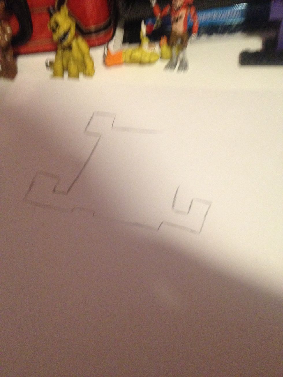 That finishes up the foot now moving on to the body