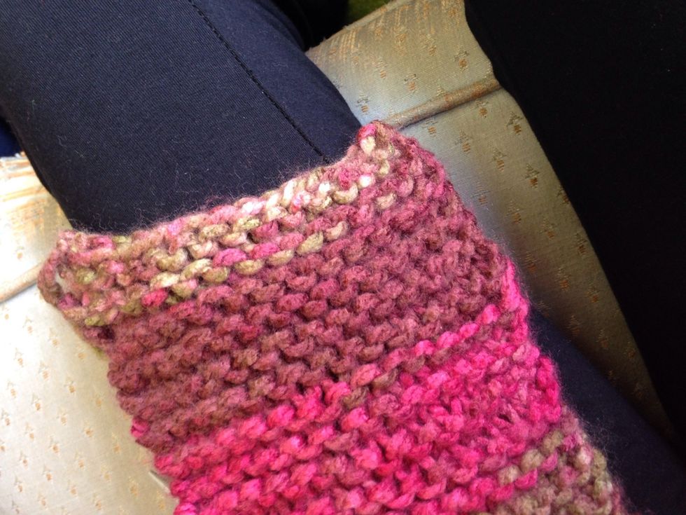 That is how you end a scarf