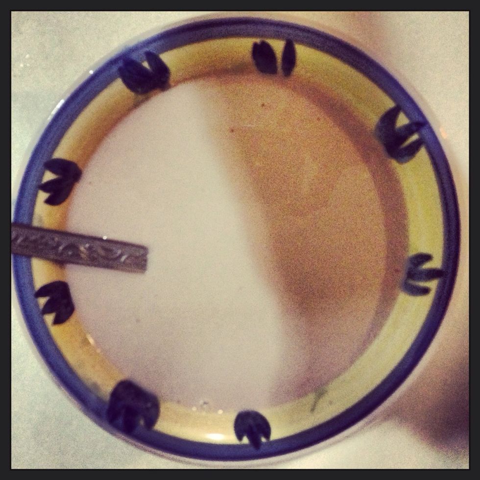 That's how it should look if you have mixed it thoroughly. No lumps and it will be a thick mix.