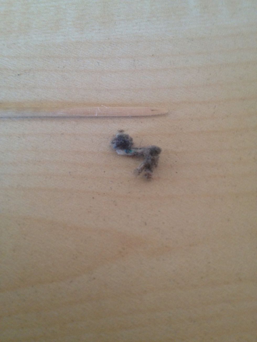 That's how much dust i got out of the connector.