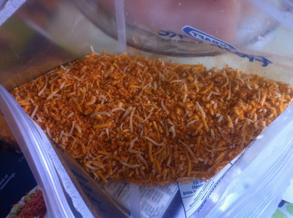 That's how they should be after mixing them.