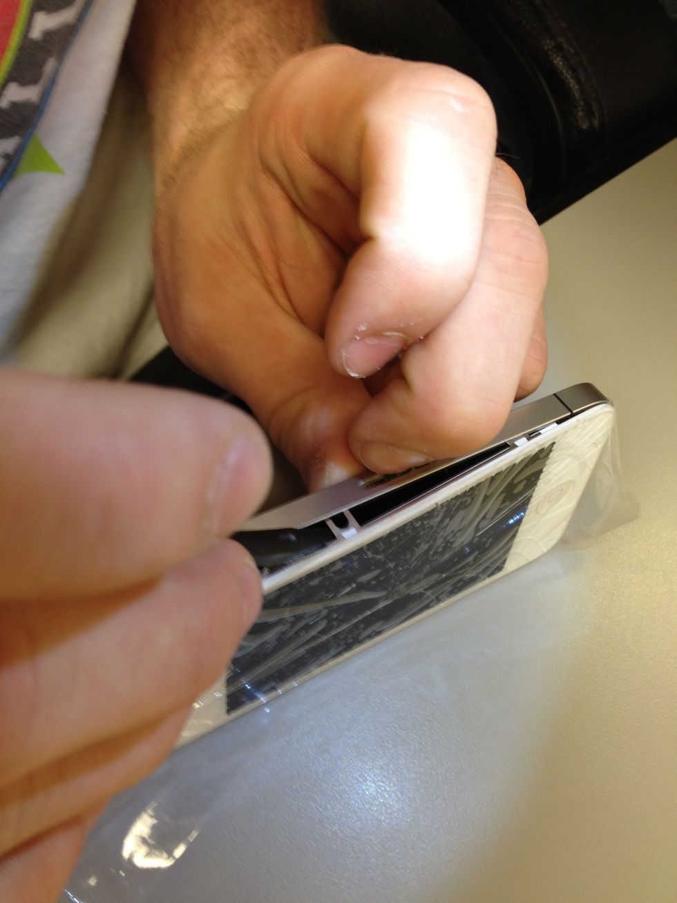 That's it, a little further. Can you believe you just completely disassembled an iPhone?