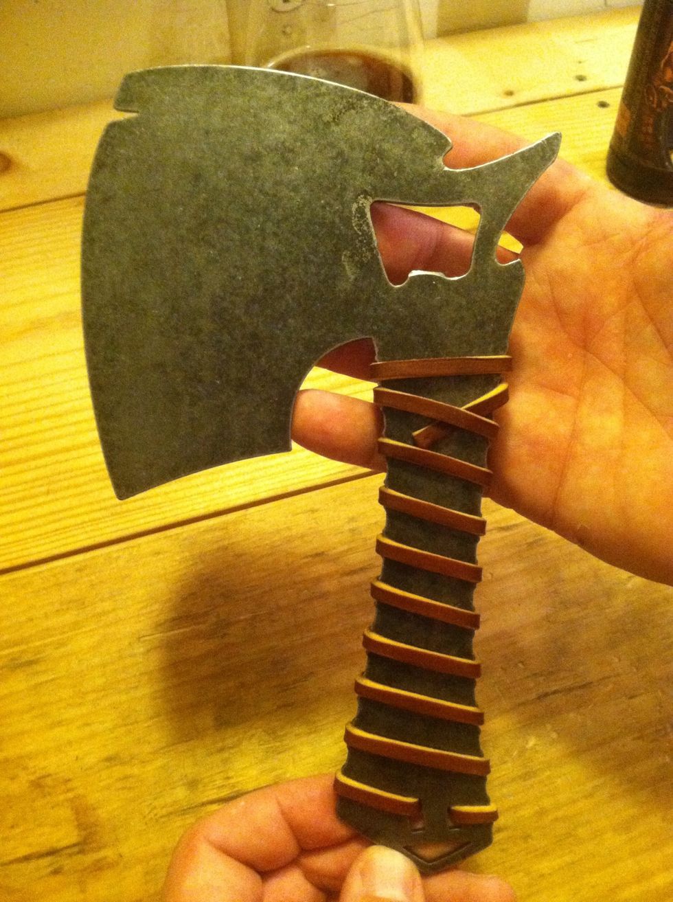 That's it! Here's what the finished back side of your opener should look like.