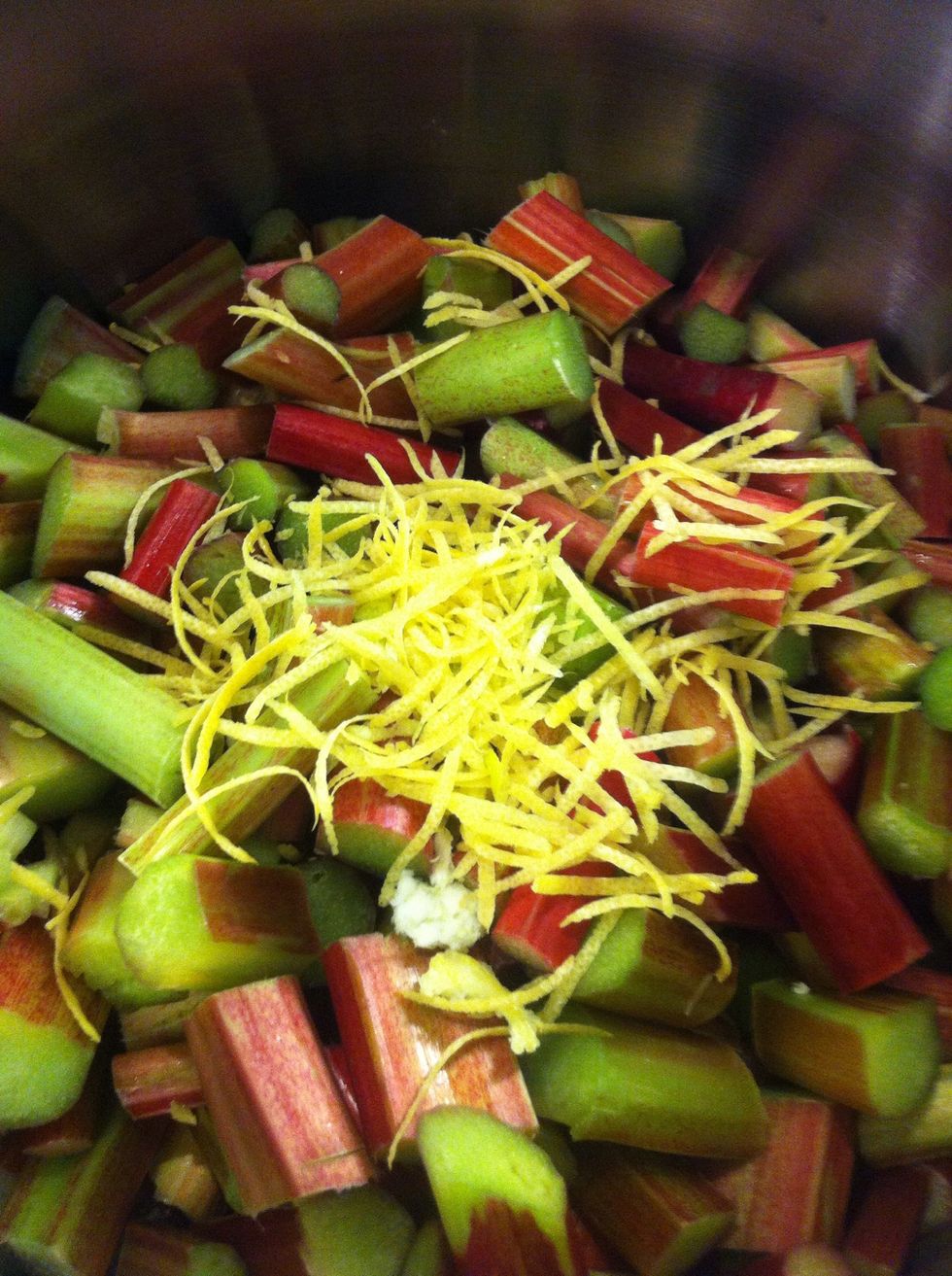 That's the 3 lemon zest in there