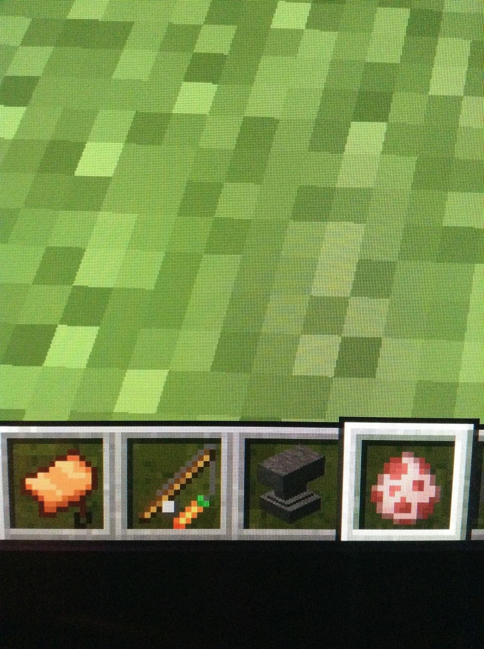 That's what you need carrot on a stick, pig spawner, Anvil, saddle.