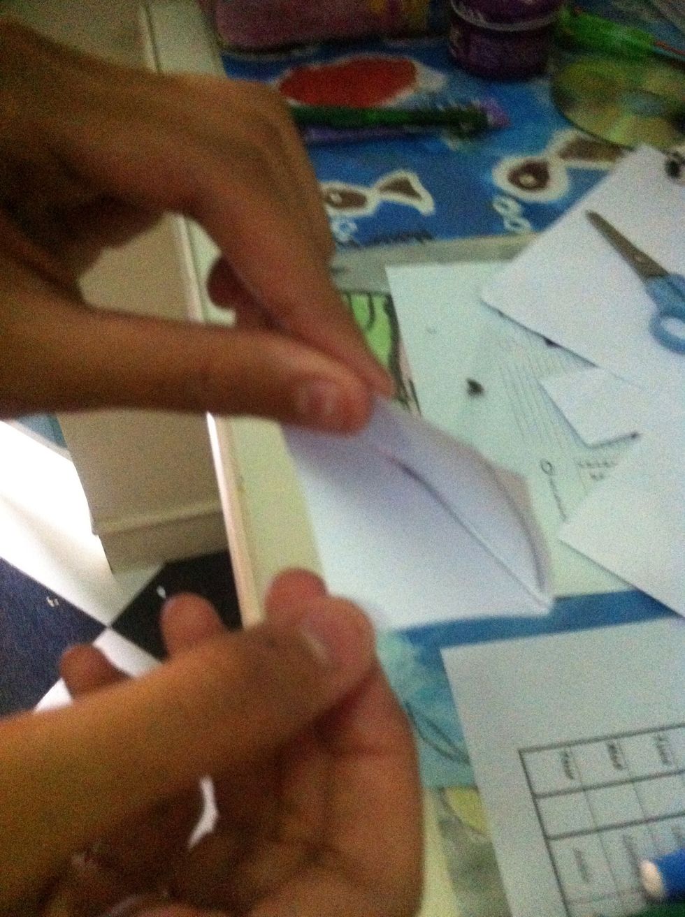 That the place u r going to insert it in the book