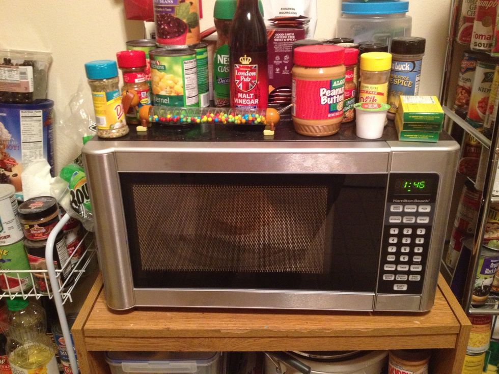 Thaw (defrost) a stack in the microwave for 2 minutes