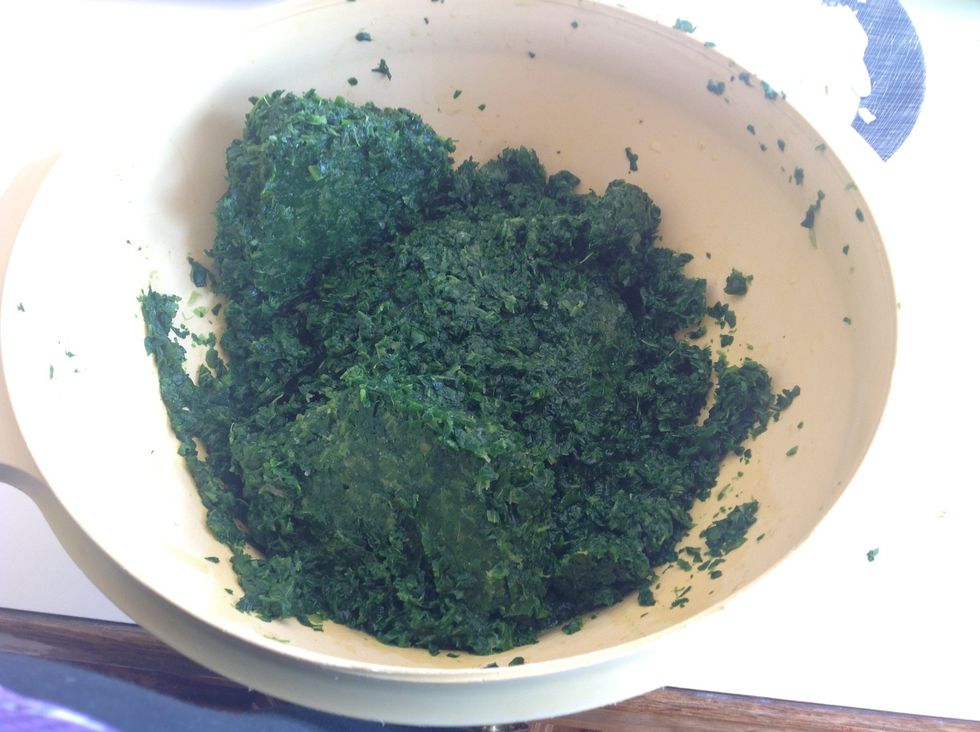 Thaw your spinach and squeeze well. Set aside for later.