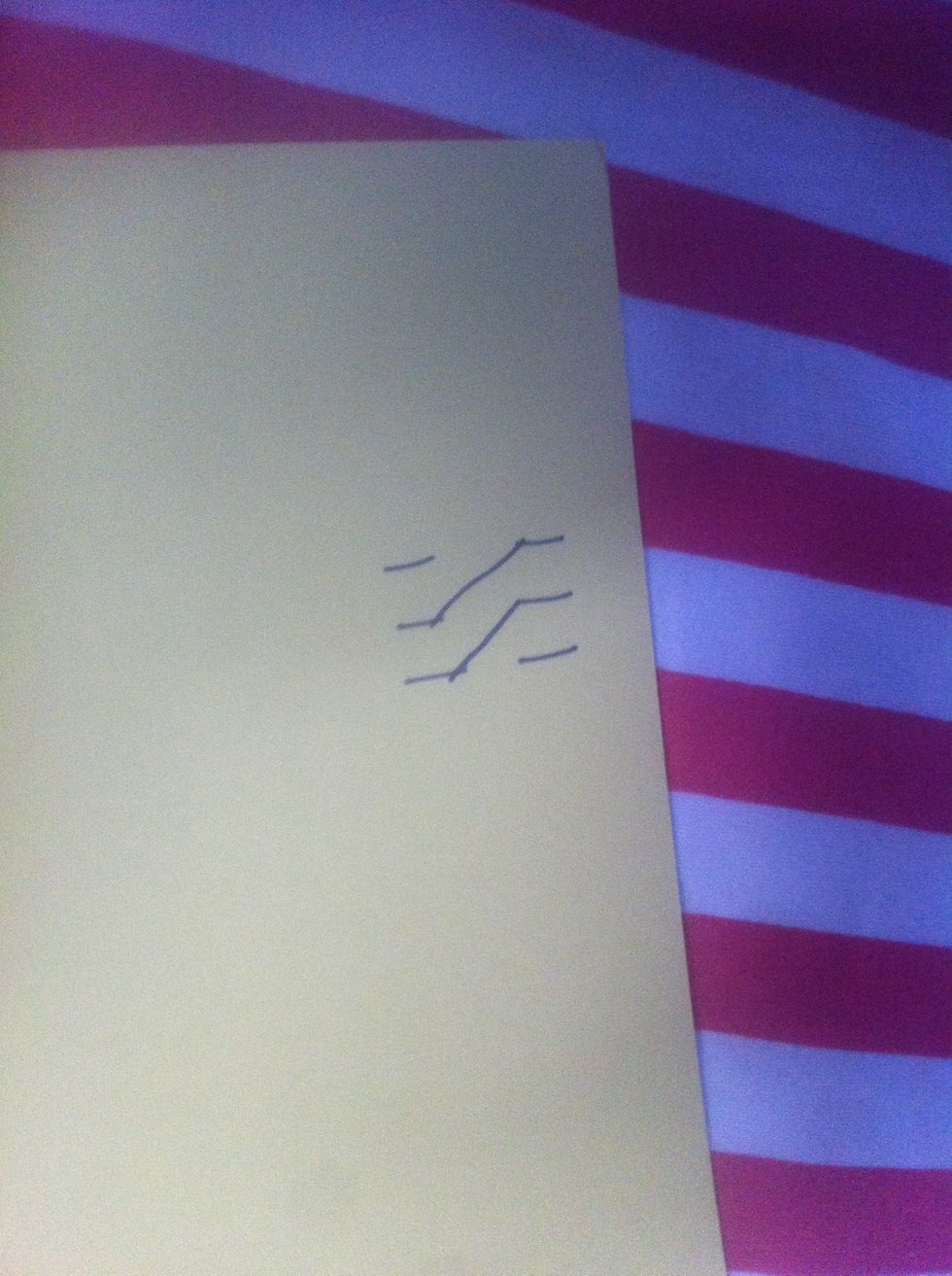 The 1st row first line match it to the 2nd row second line. Easy to remember!