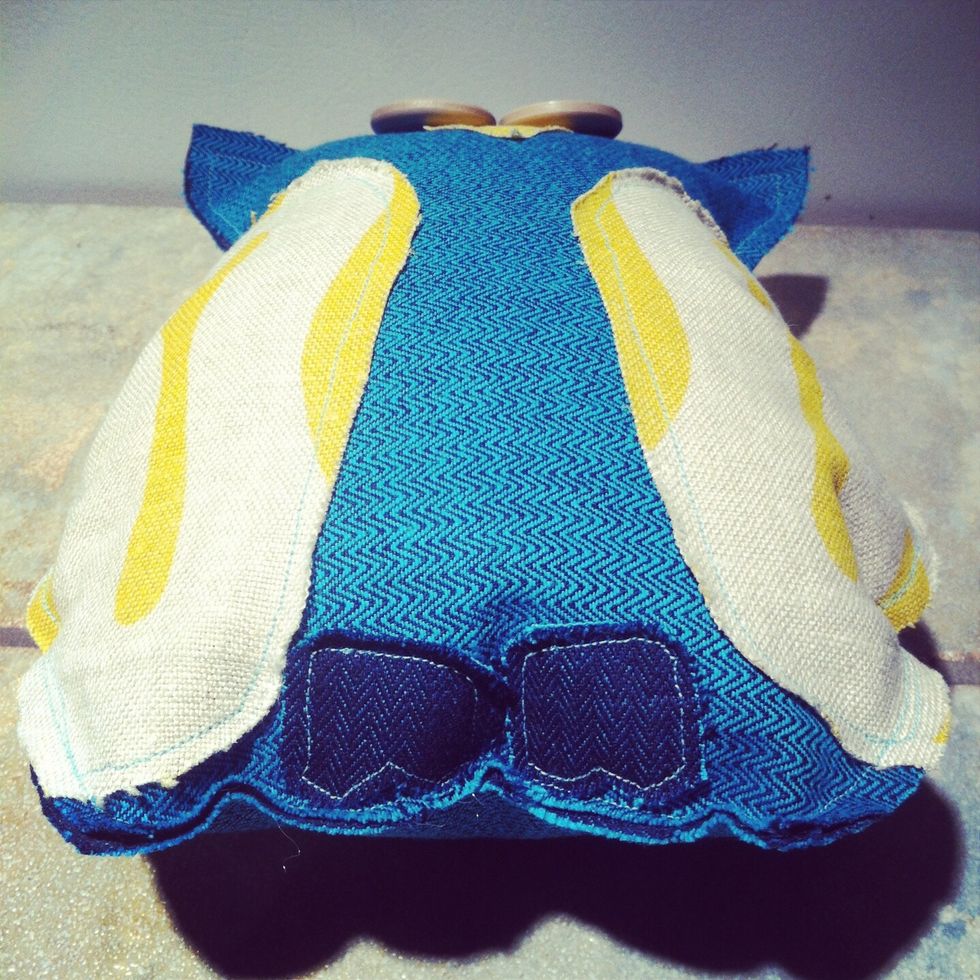 The accents really add personality to your stuffie so just have fun with your design. Like giving your owl feet! :-)