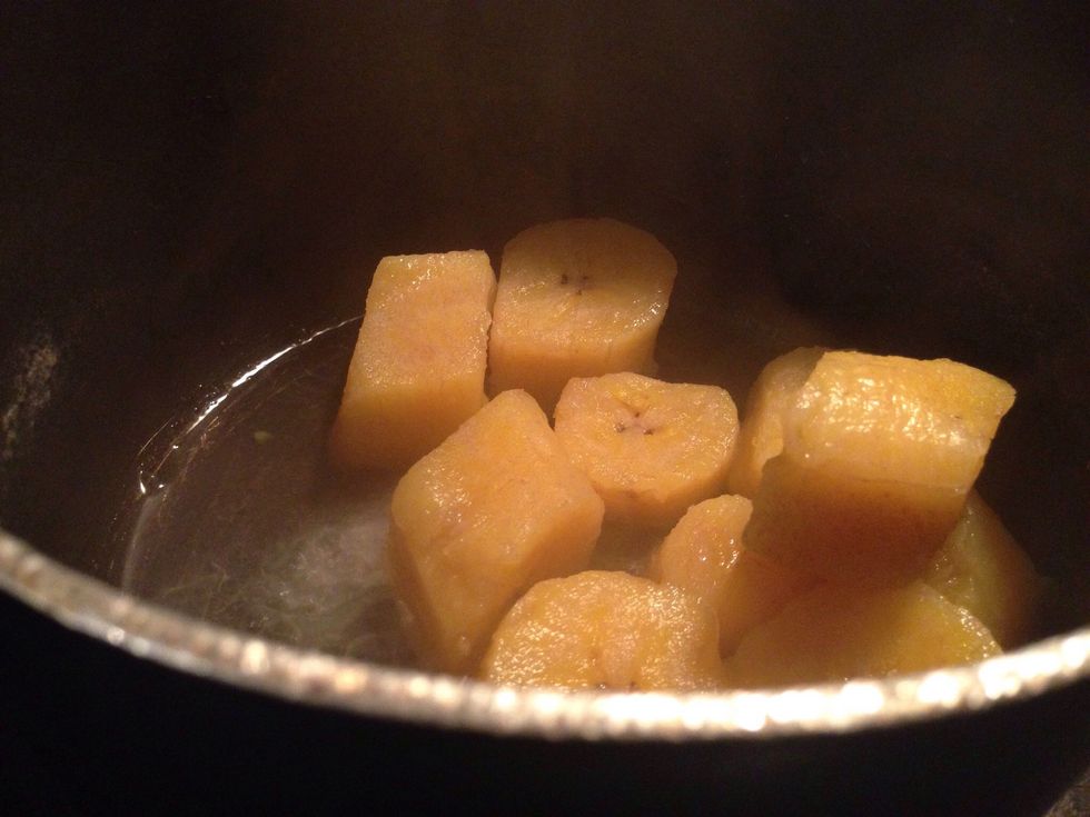 The amount of water left in the pot should look something like this