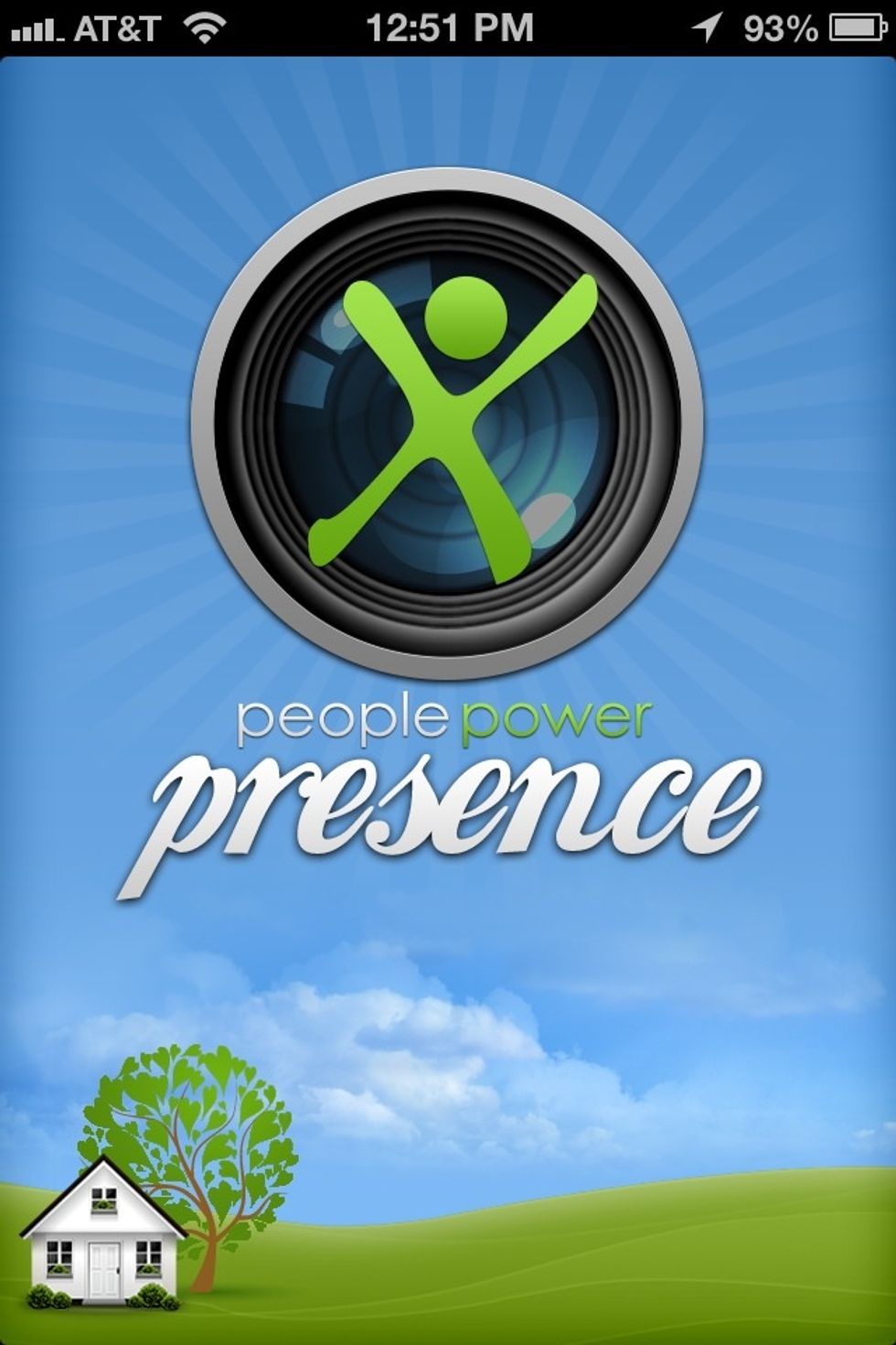 The app is called Presence. To find it search for the fallowing in the App Store, "presence by people power". It's completely free. Download the app on all iDevices you'll want to use.