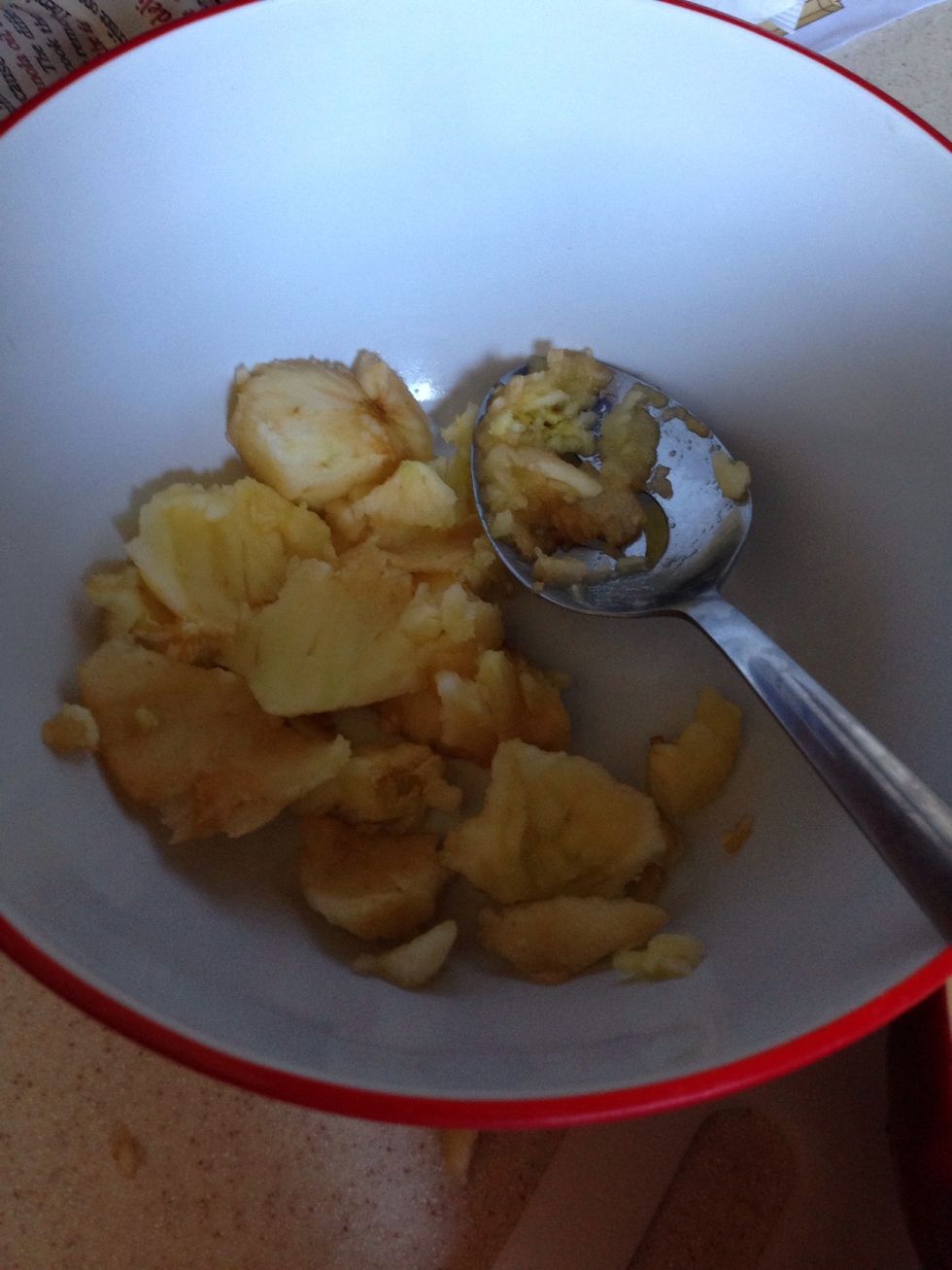 The apples that you scoop up should look like this.