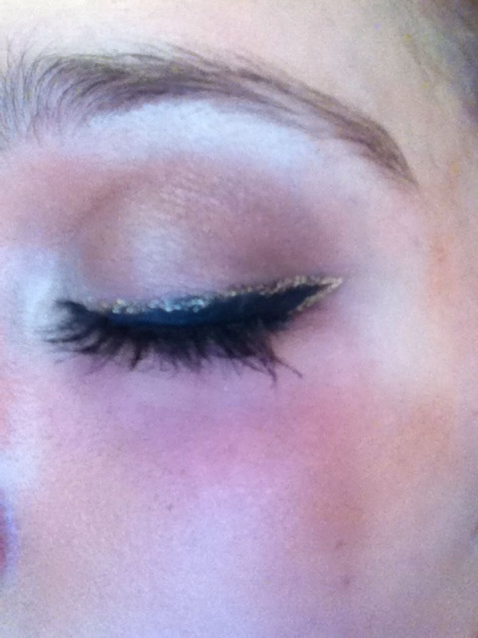 The applied gold liner