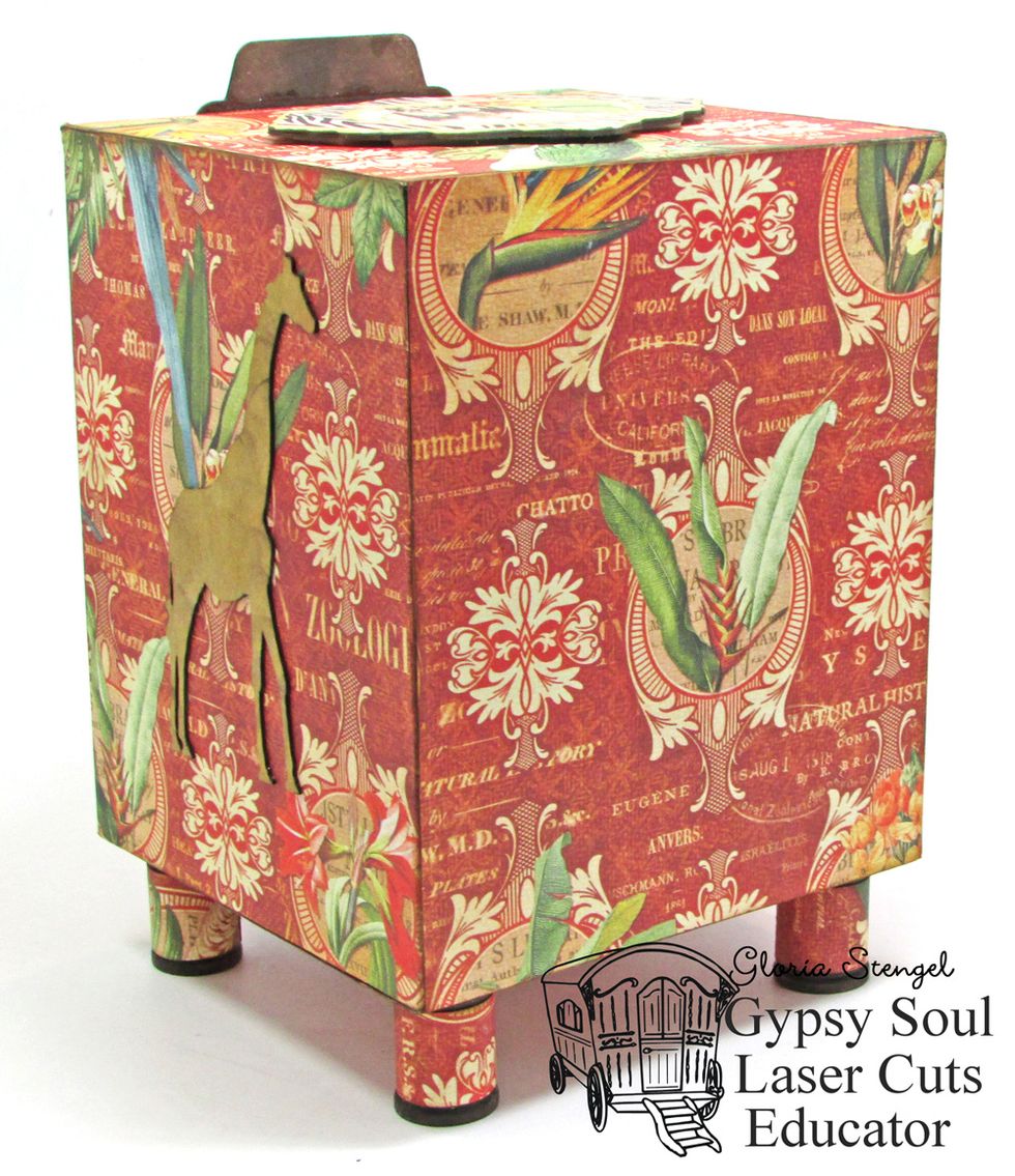 The back of the display case.