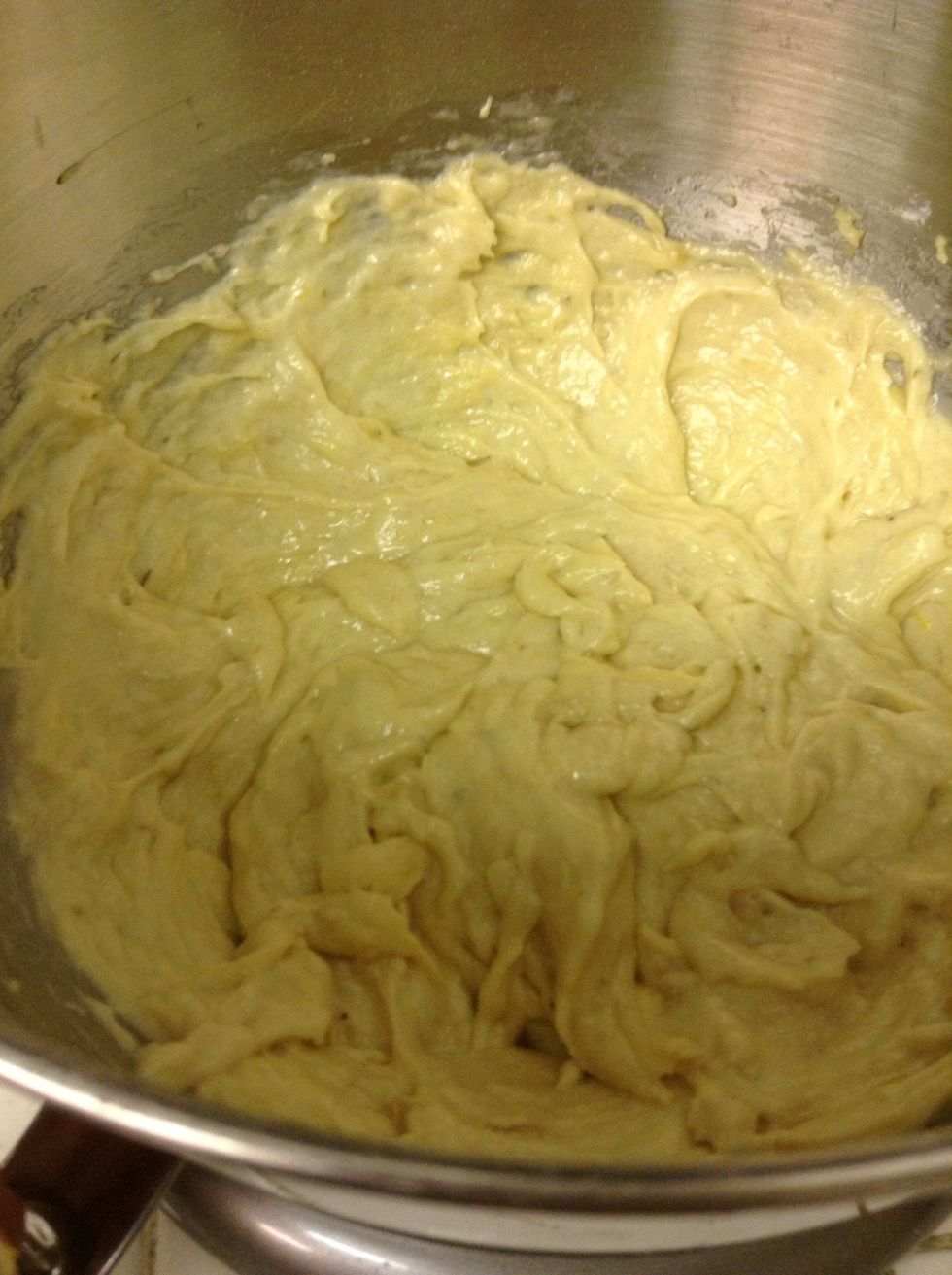 The batter should look like this.