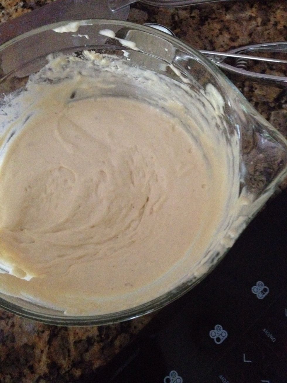 The batter will rise to get thicker and fluffy