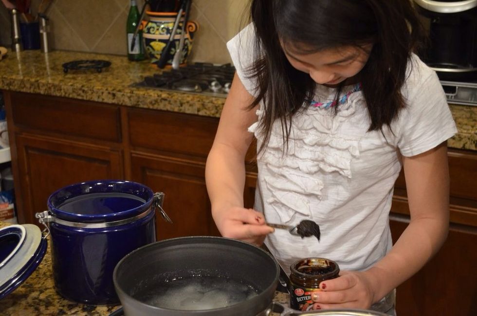 The beef bouillon stinks.