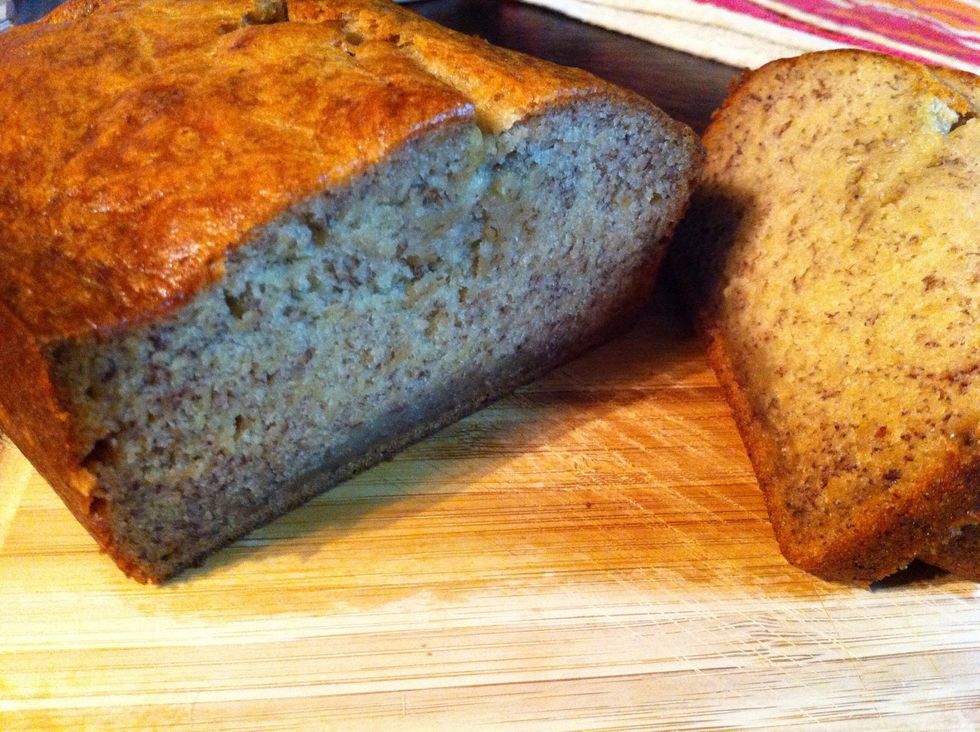 The black bits are from that over ripe banana.