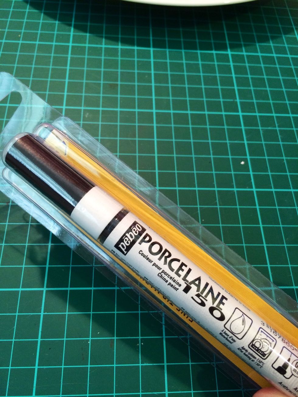 The black fine tip marker I used for the writing. It's perfect to write with.