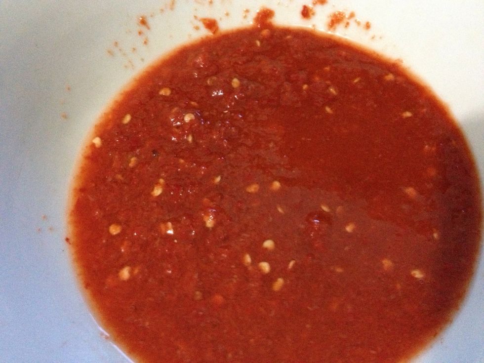 The blended spices will look like this. Some people like to have them roughly-blend, and that's awesome too :)