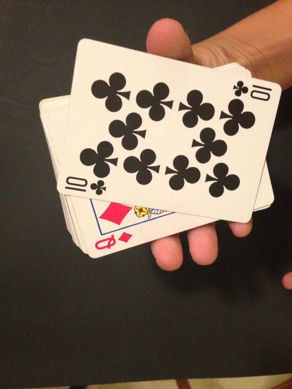 The bottom should look like this,their card should be second from the bottom.