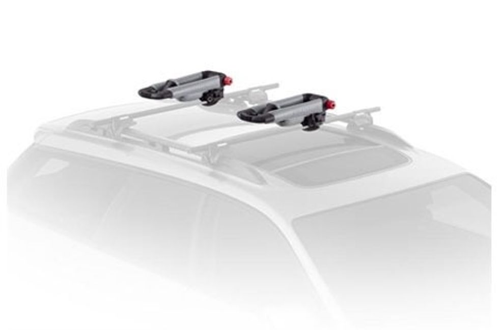 The BowDown folds down when not in use for better aerodynamics and easier access to the garage.
