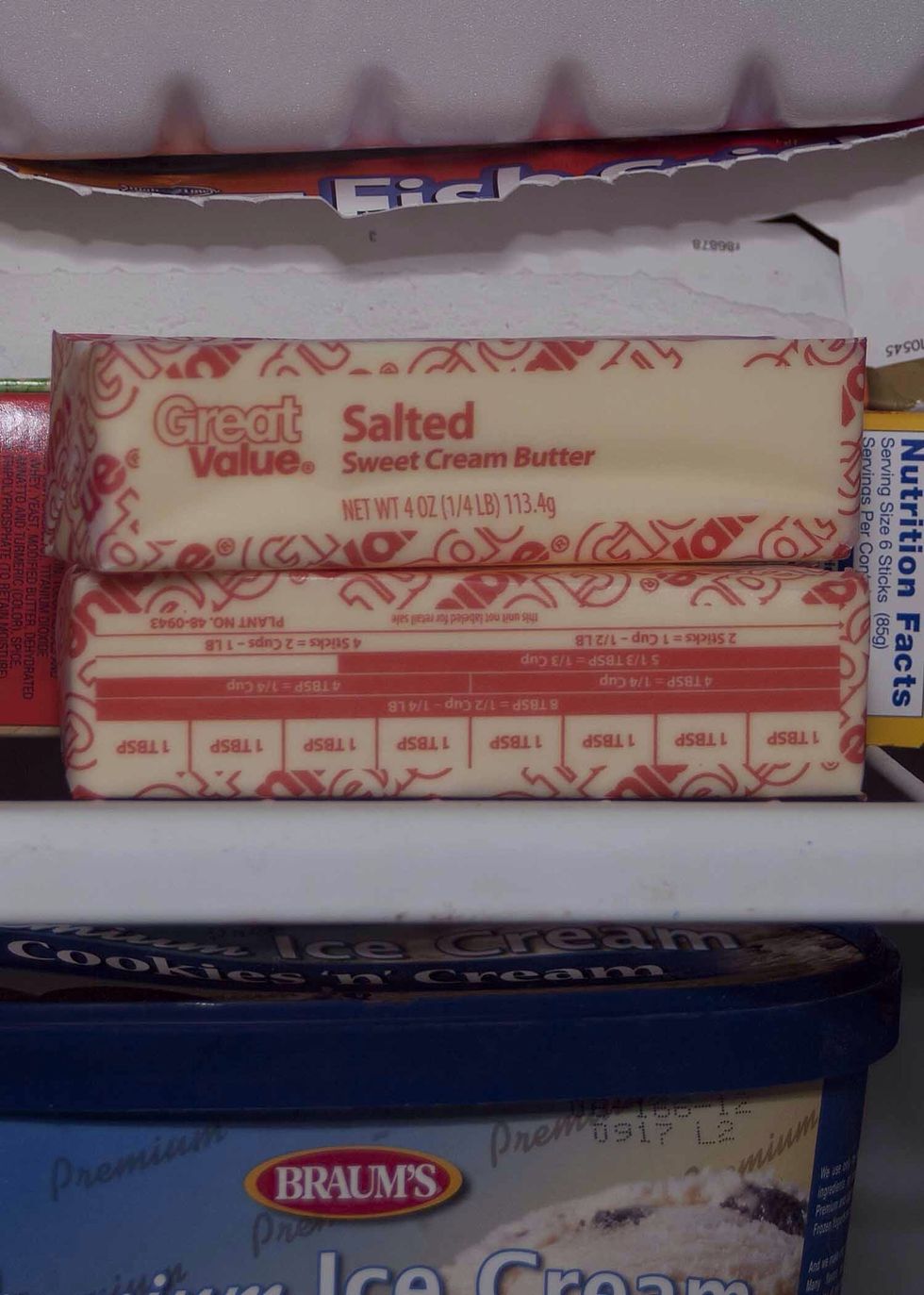 The butter is easiest to handle when it's cold. I stick mine in the freezer while I'm working on the other steps.