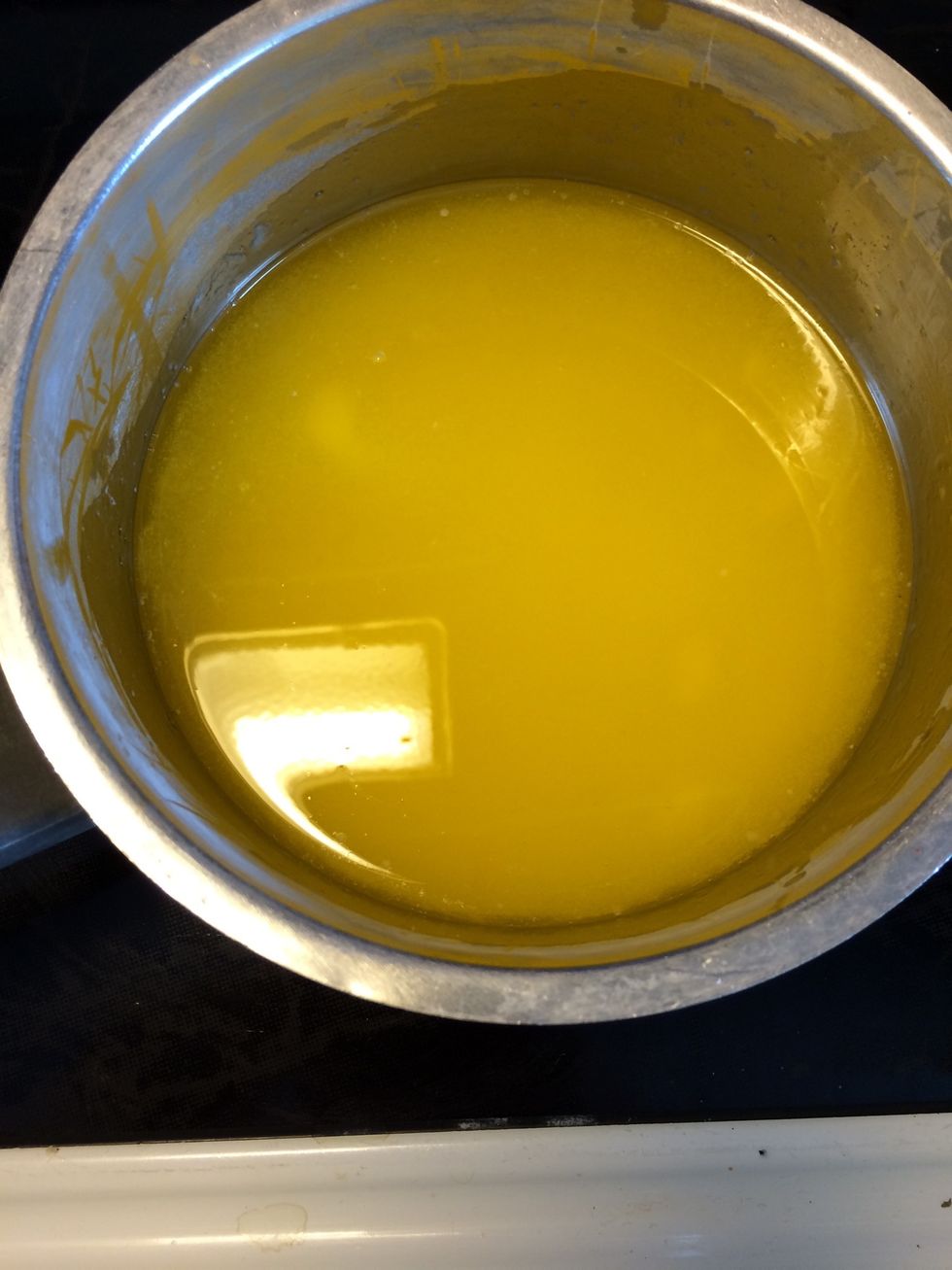 The butter should have melted now.