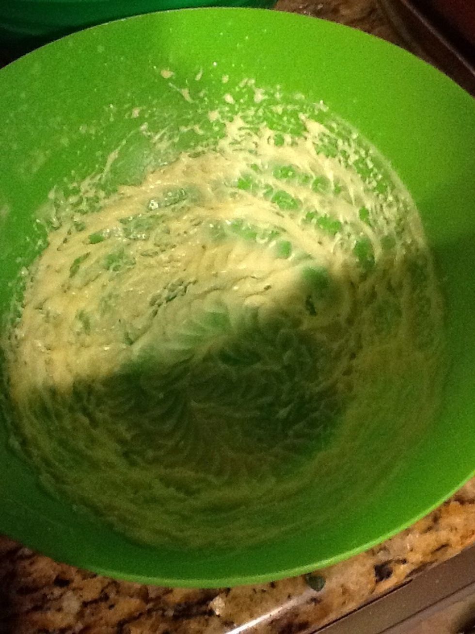 The butter should look like this