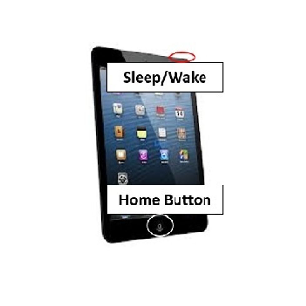 The buttons are shown here, make sure you hold them at the same time. You will hear a camera shutter noise when the screen shot is snapped.