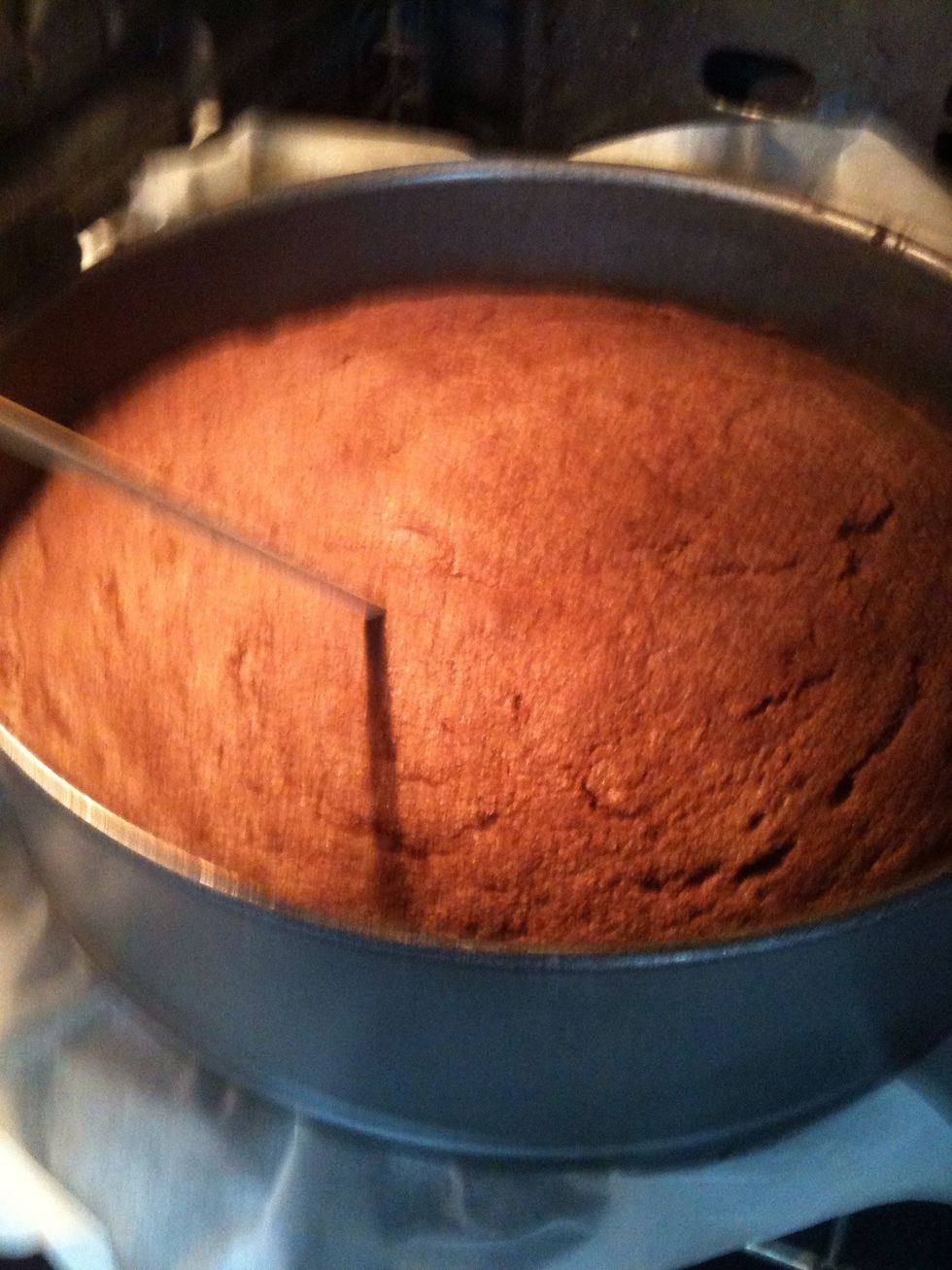 The cake is finish