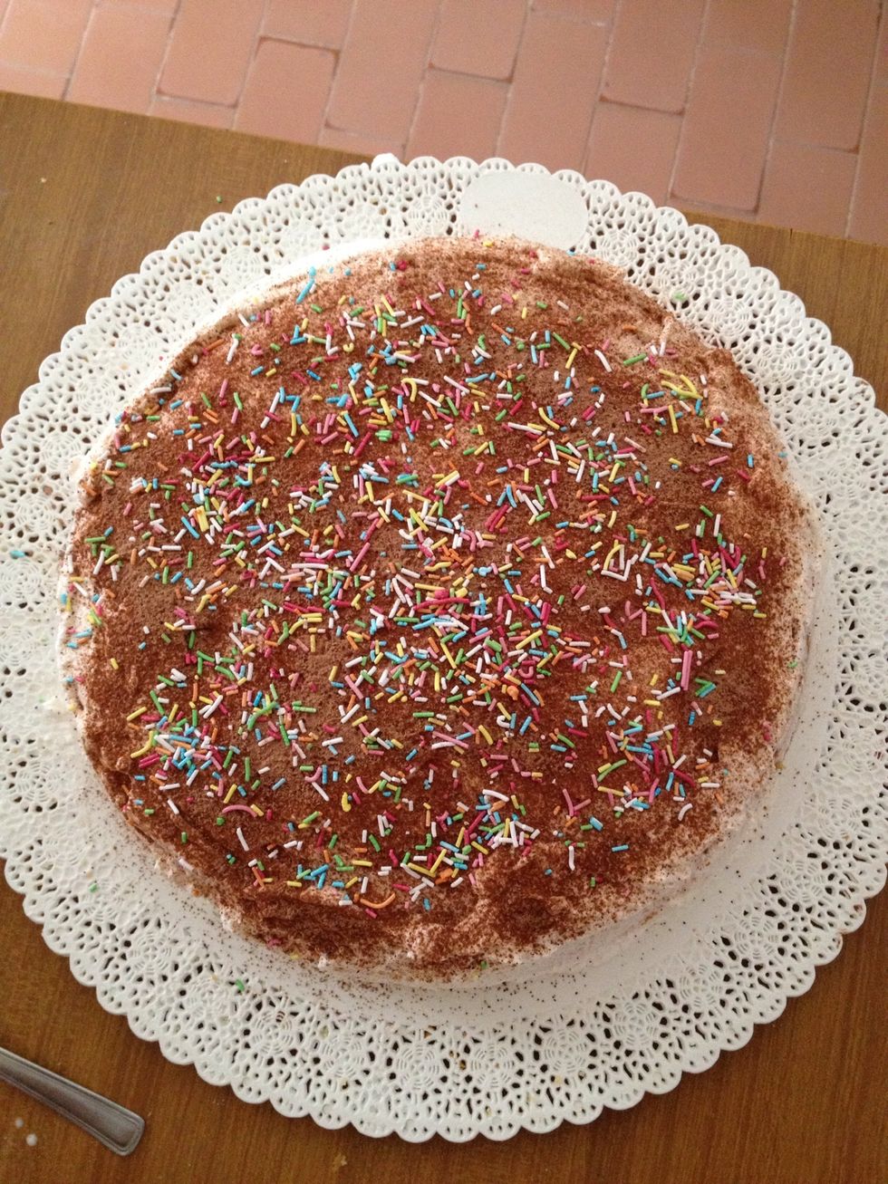 The cake is sweet and delicious, let me know if you like! Sorry for probable mistakes in writing, I'm Italian :)