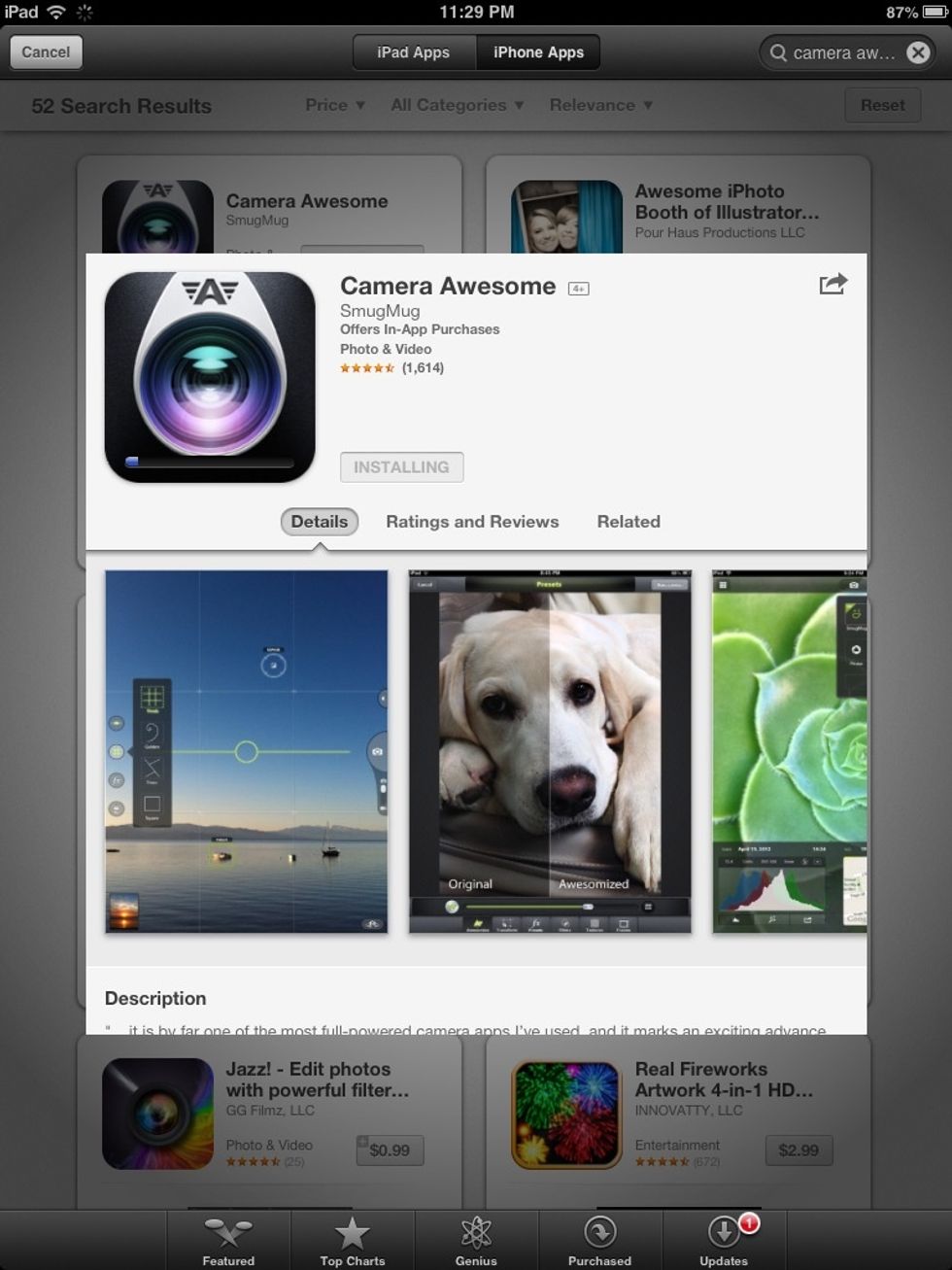 The CAMERA AWESOME app is almost a must have. For whatever reason, my photos come out better using this.