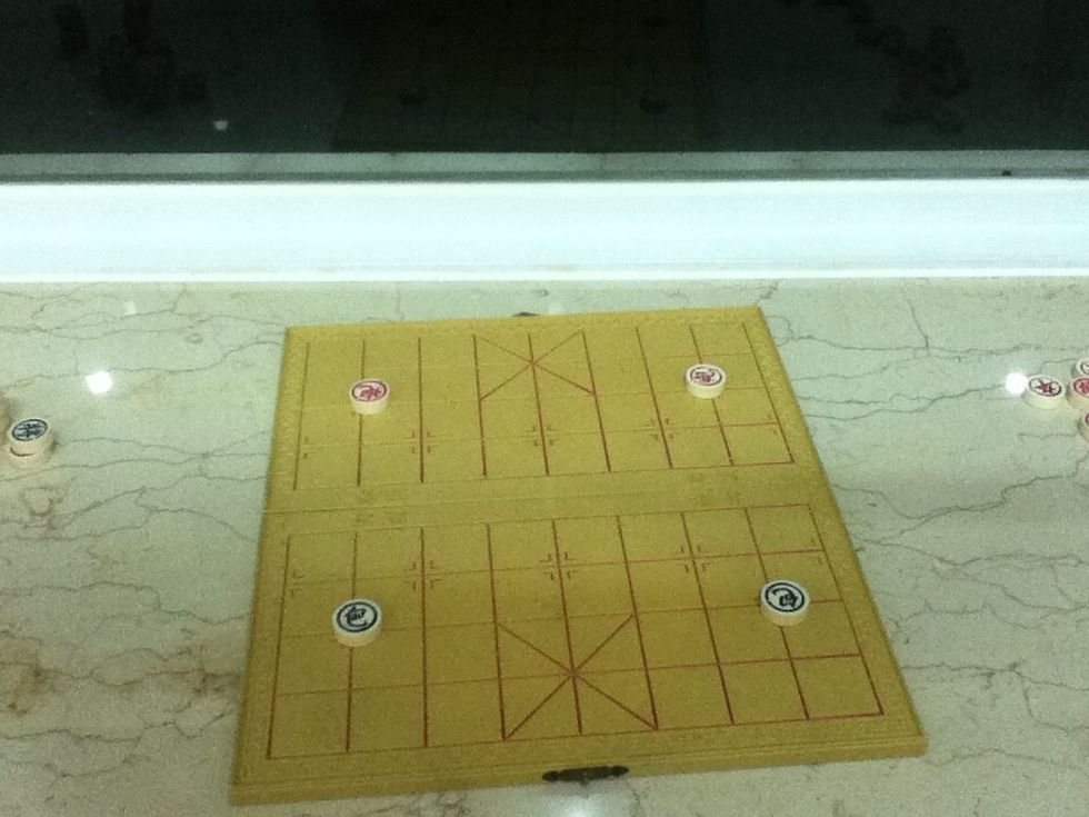 The Cannons are located near the Soldiers.