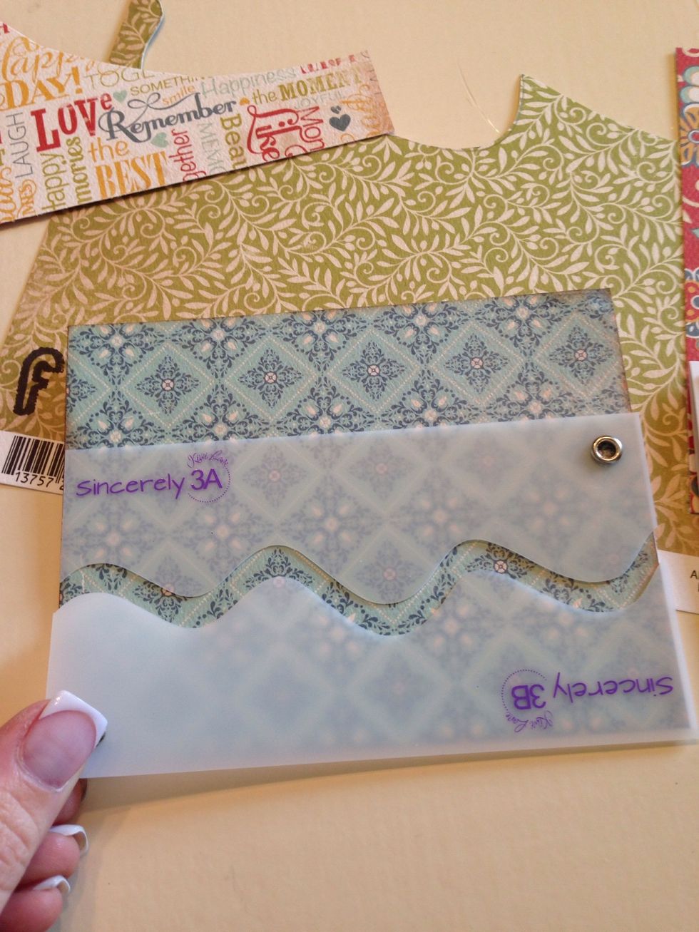 The card borders have a side A and a side B just like the larger borders.