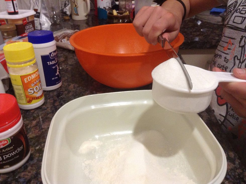 The castor sugar is to sweeten things up.