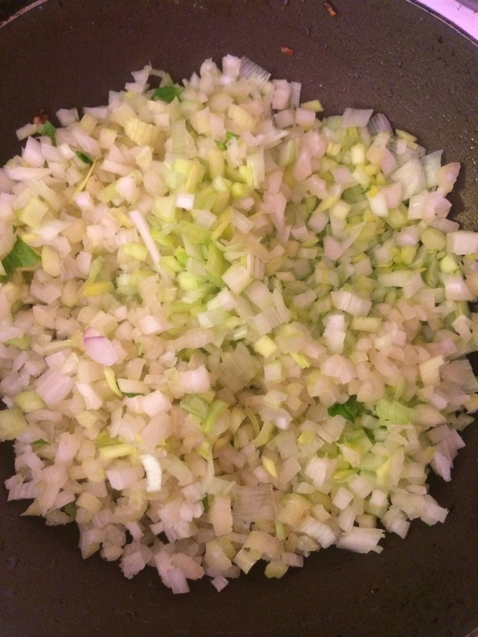 ... the celery and the leeks
