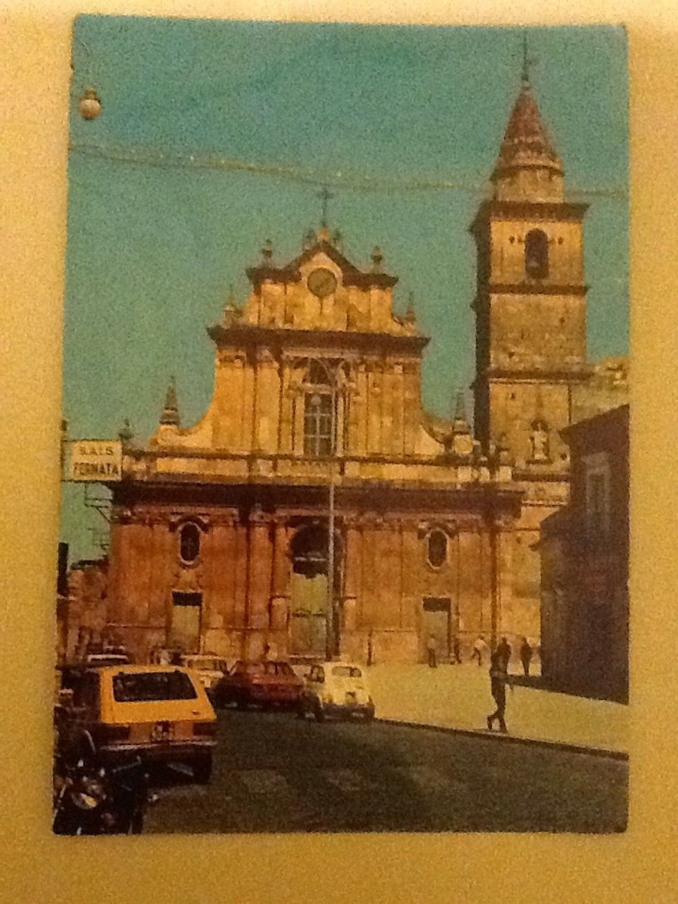 The center of Agira in the 70s.